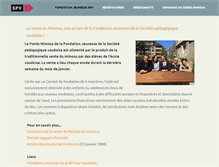 Tablet Screenshot of mimosa.spv-vd.ch